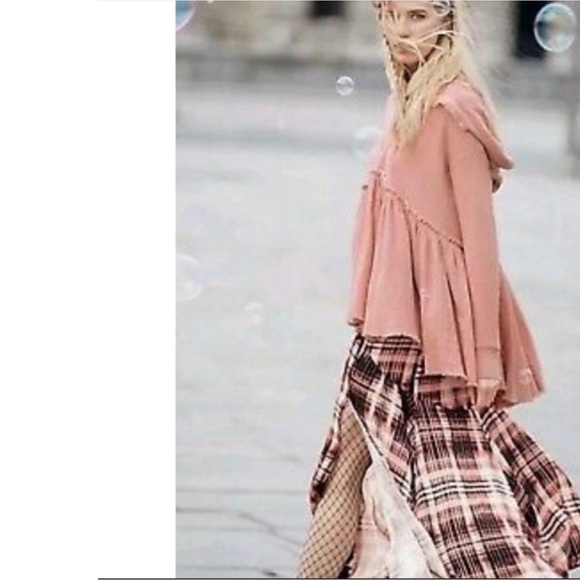 Free People hooded long sleeve sweatshirt. EUC - Picture 2 of 6